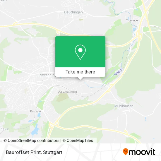 Bauroffset Print map