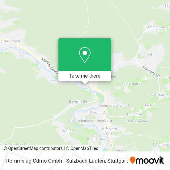 Rommelag Cdmo Gmbh - Sulzbach-Laufen map
