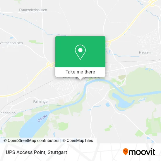 Ups Access Point map