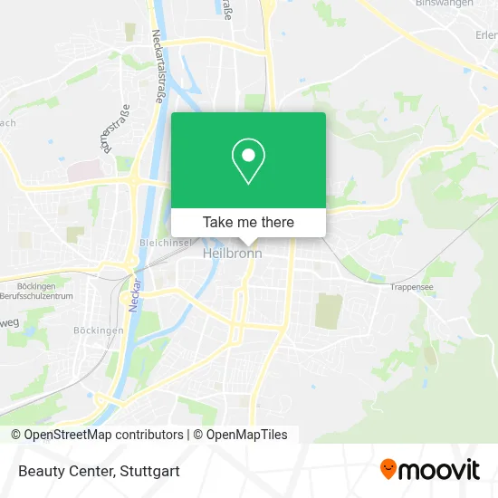 Beauty Center map