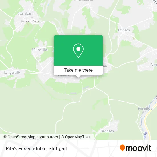 Rita's Friseurstüble map