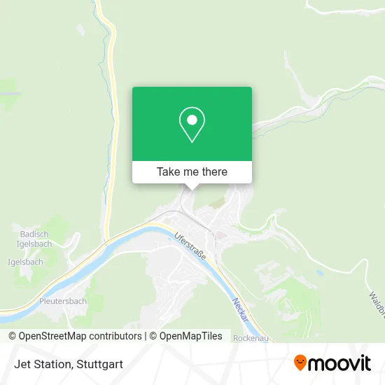Jet Station map