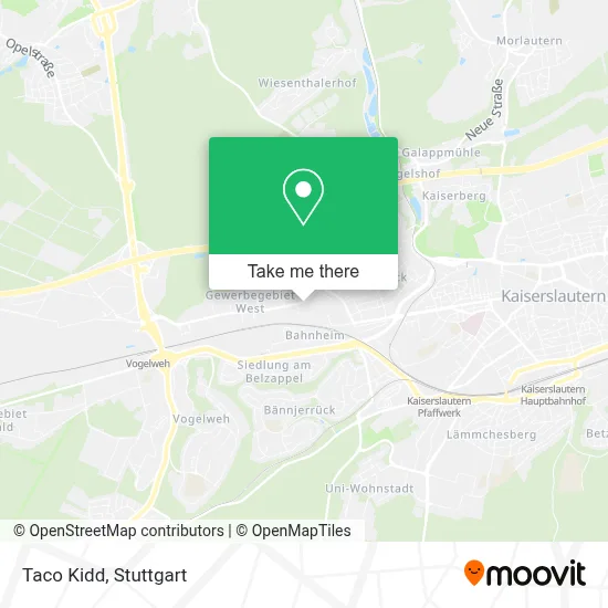Taco Kidd map