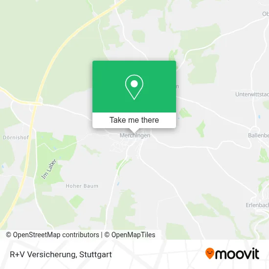 R+V Versicherung map
