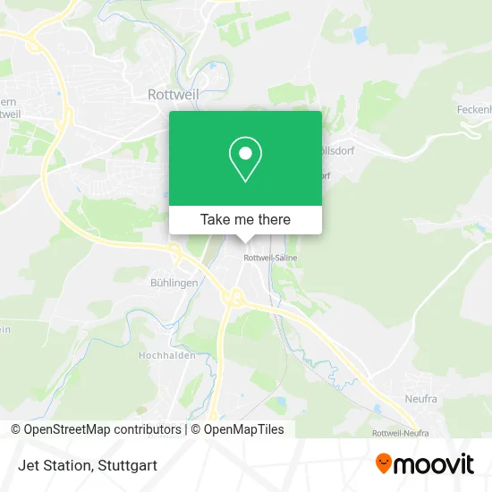 Jet Station map