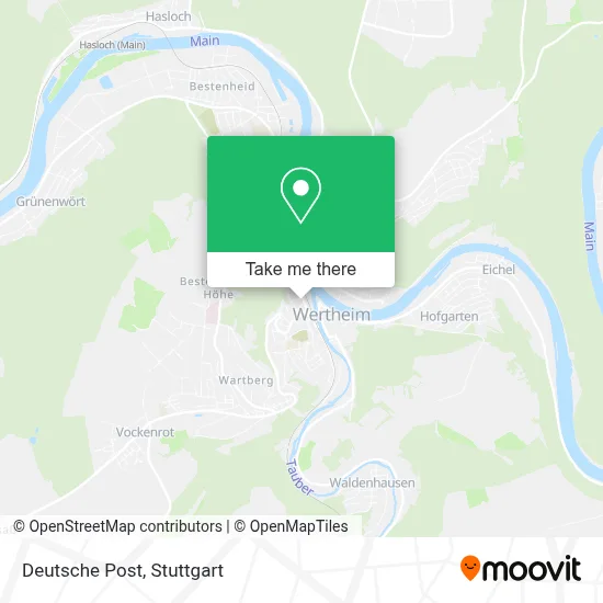 Deutsche Post map