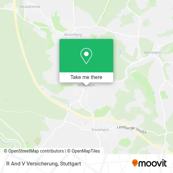 R And V Versicherung map