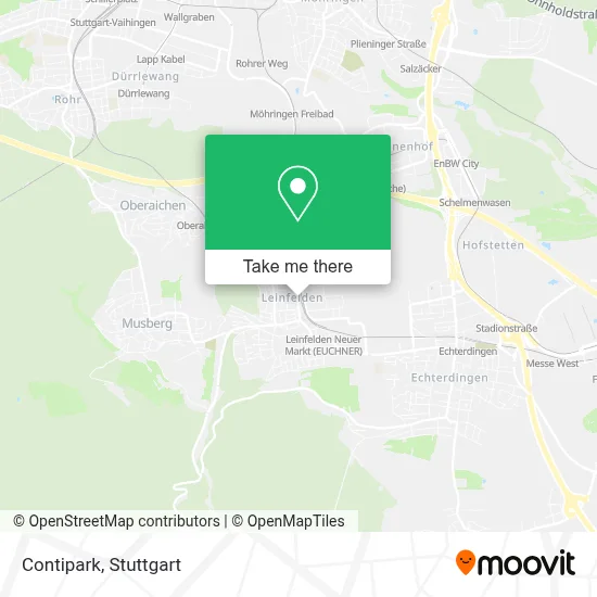 Contipark map