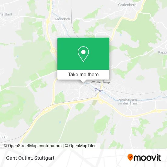 Gant Outlet map