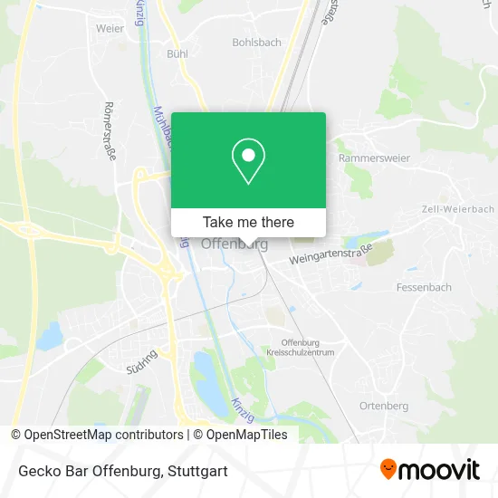 Gecko Bar Offenburg map