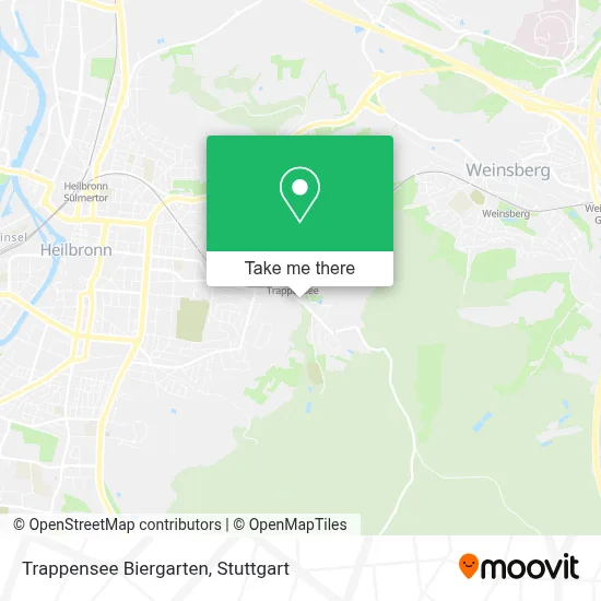Trappensee Biergarten map