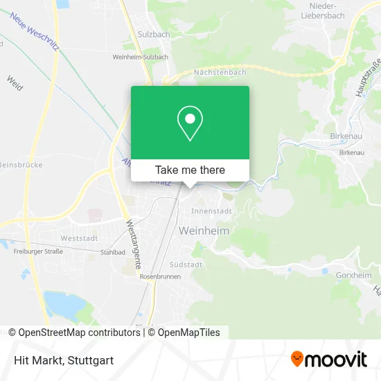 Hit Markt map