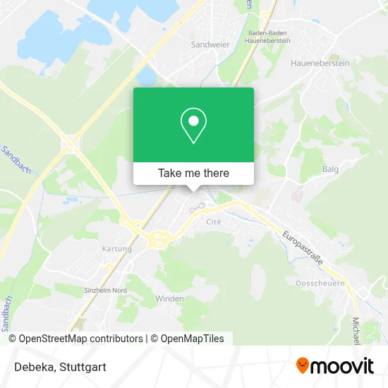 Debeka map