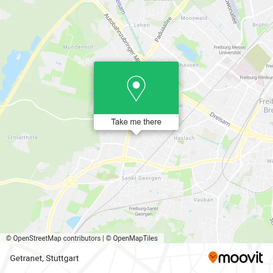 Getranet map