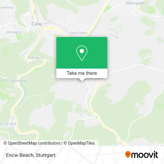 Encw Beach map