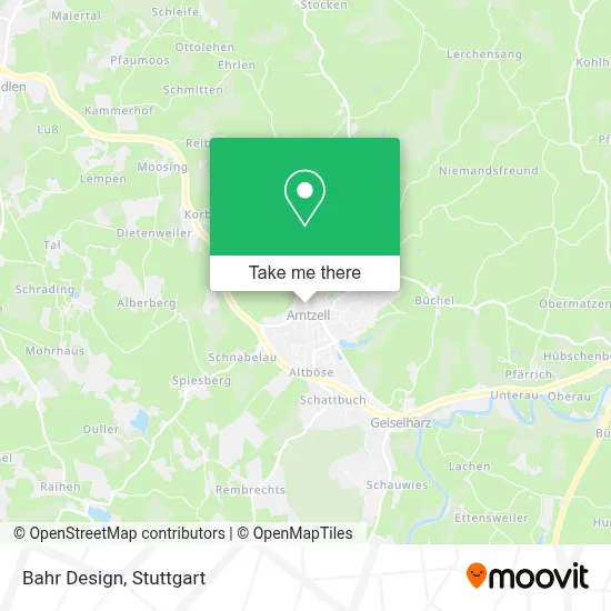 Bahr Design map