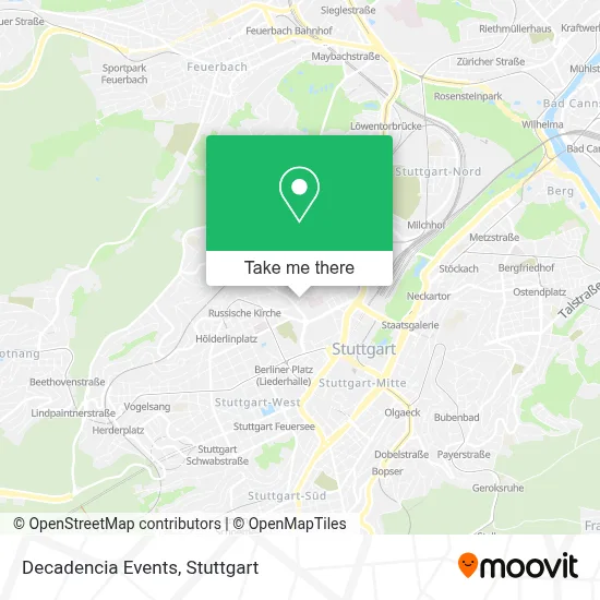 Decadencia Events map