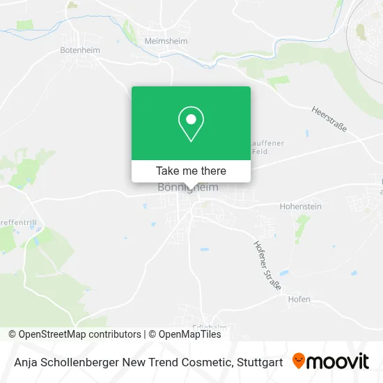 Anja Schollenberger New Trend Cosmetic map