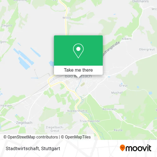 Stadtwirtschaft map