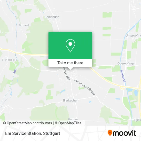 Eni Service Station map