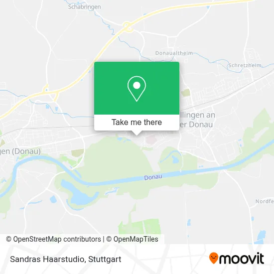 Sandras Haarstudio map