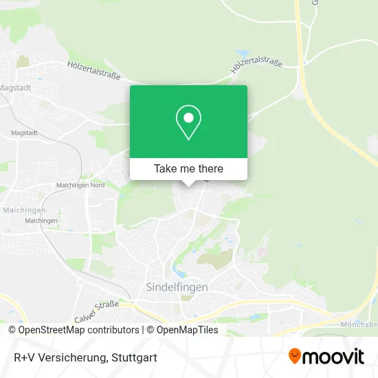 R+V Versicherung map