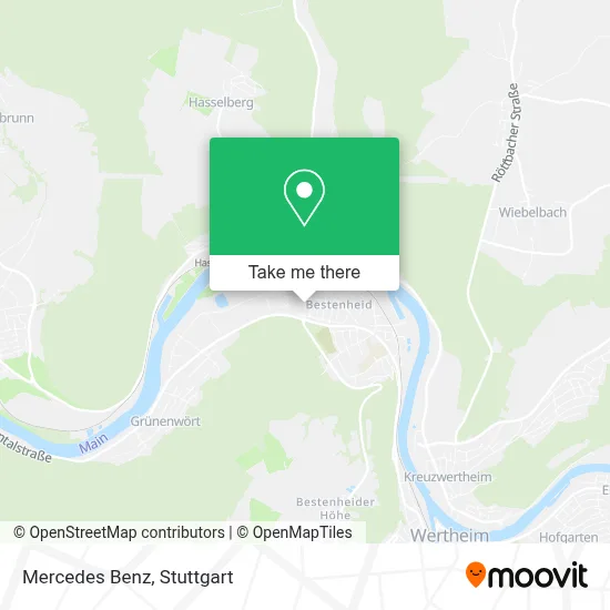 Mercedes Benz map
