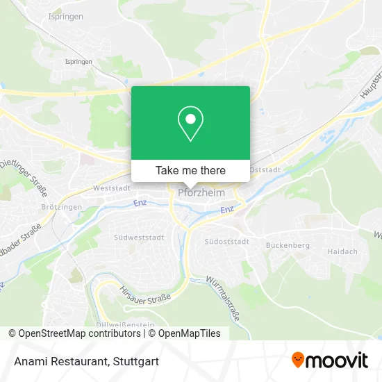 Anami Restaurant map