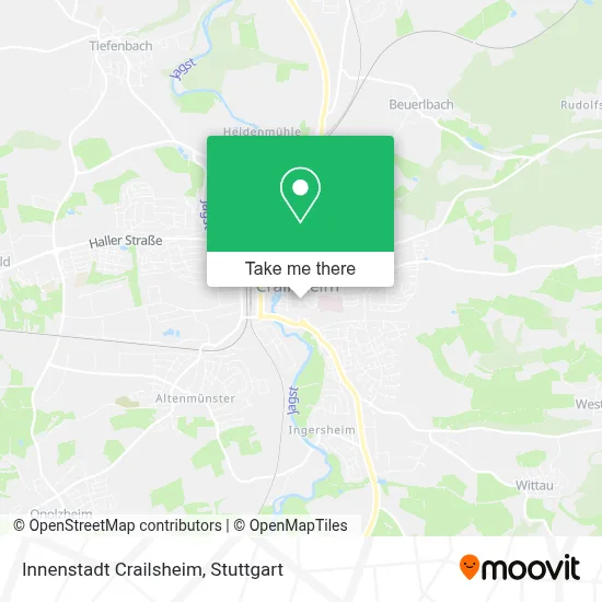 Innenstadt Crailsheim map