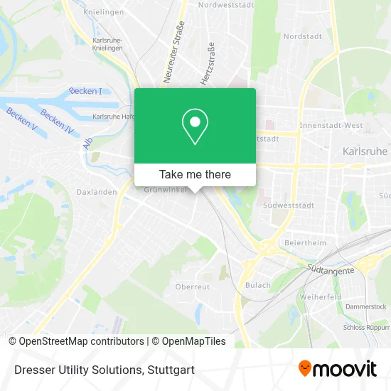 Dresser Utility Solutions map