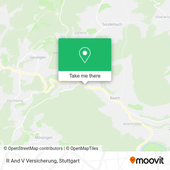 R And V Versicherung map