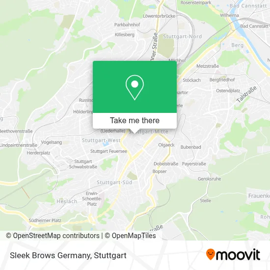 Sleek Brows Germany map