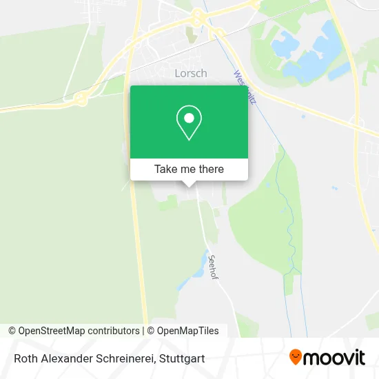 Roth Alexander Schreinerei map