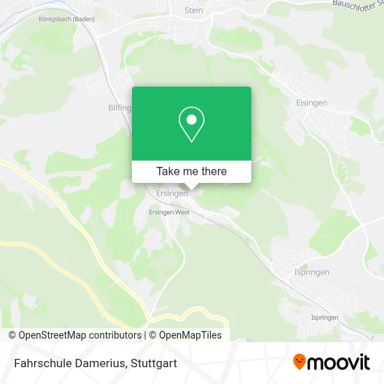 Fahrschule Damerius map