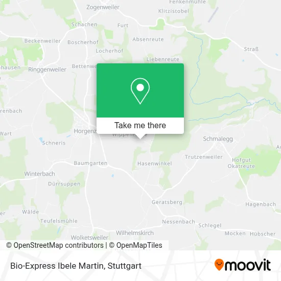 Bio-Express Ibele Martin map