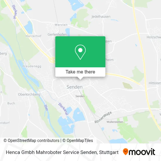 Henca Gmbh Mahroboter Service Senden map
