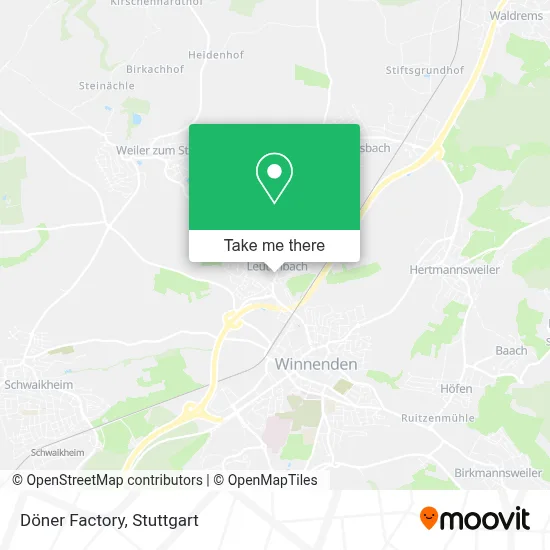 Döner Factory map