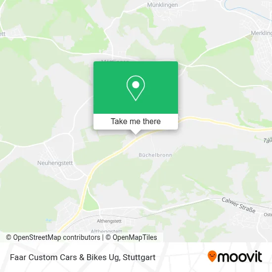 Faar Custom Cars & Bikes Ug map