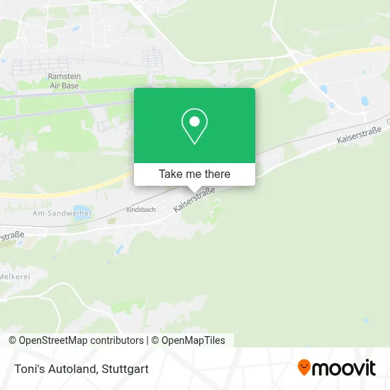 Toni's Autoland map