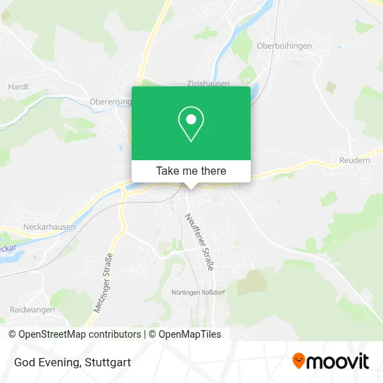 God Evening map