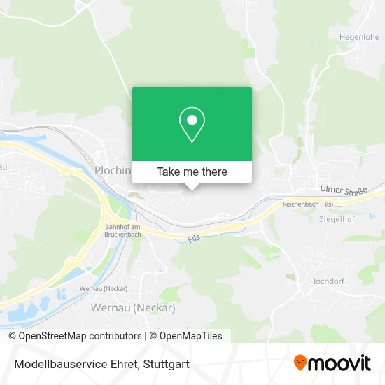 Modellbauservice Ehret map