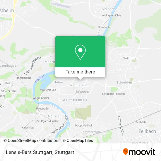 Lensis-Bars Stuttgart map