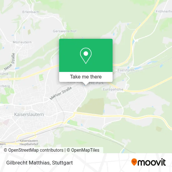 Gilbrecht Matthias map