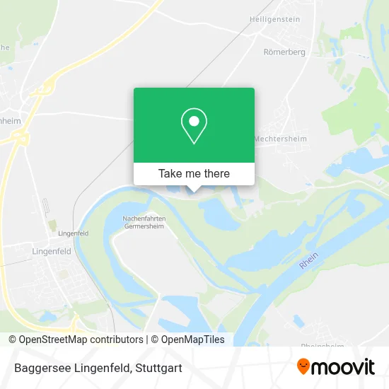 Baggersee Lingenfeld map