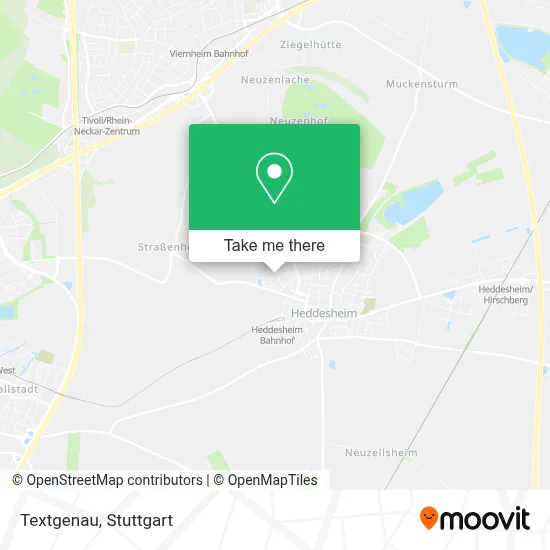 Textgenau map