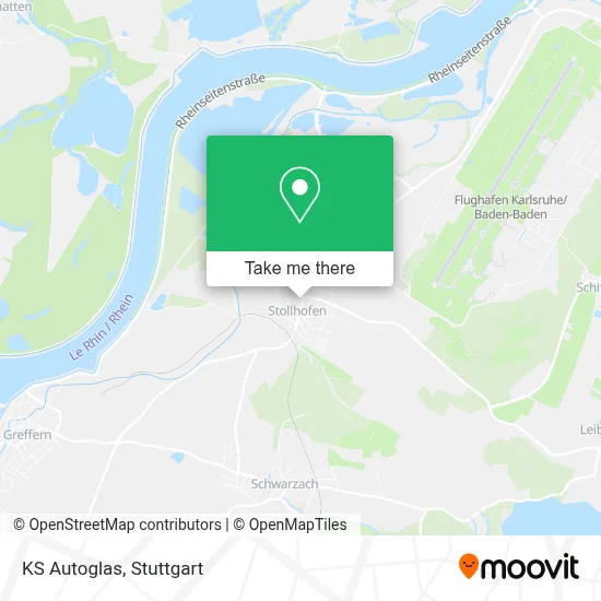 KS Autoglas map