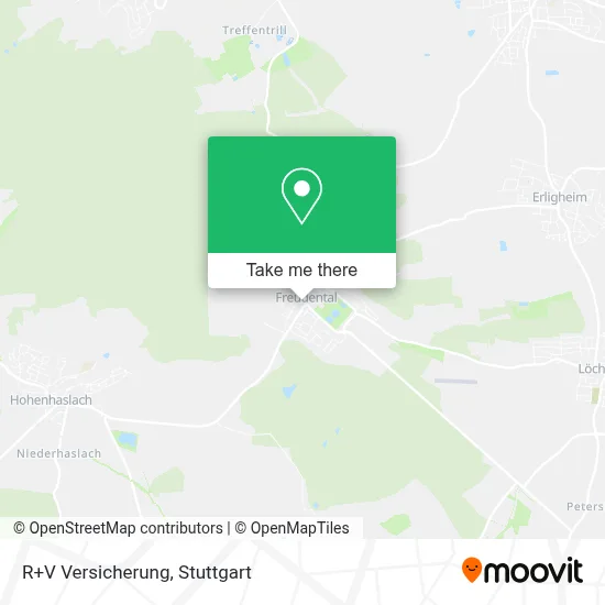 R+V Versicherung map