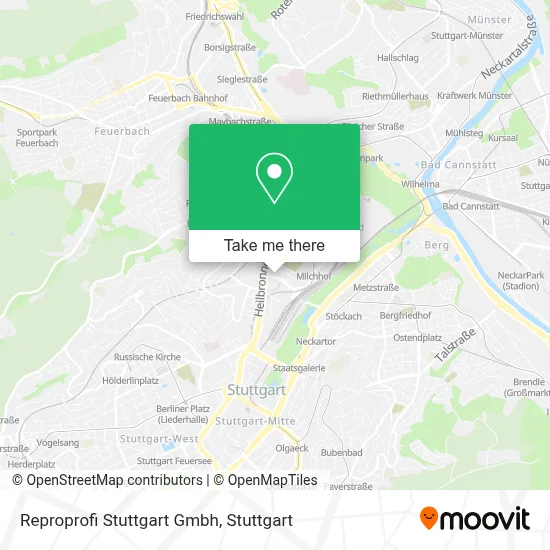 Reproprofi Stuttgart Gmbh map