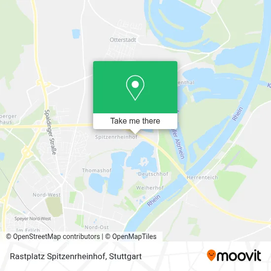 Rastplatz Spitzenrheinhof map
