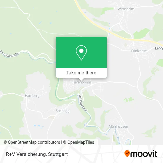 R+V Versicherung map